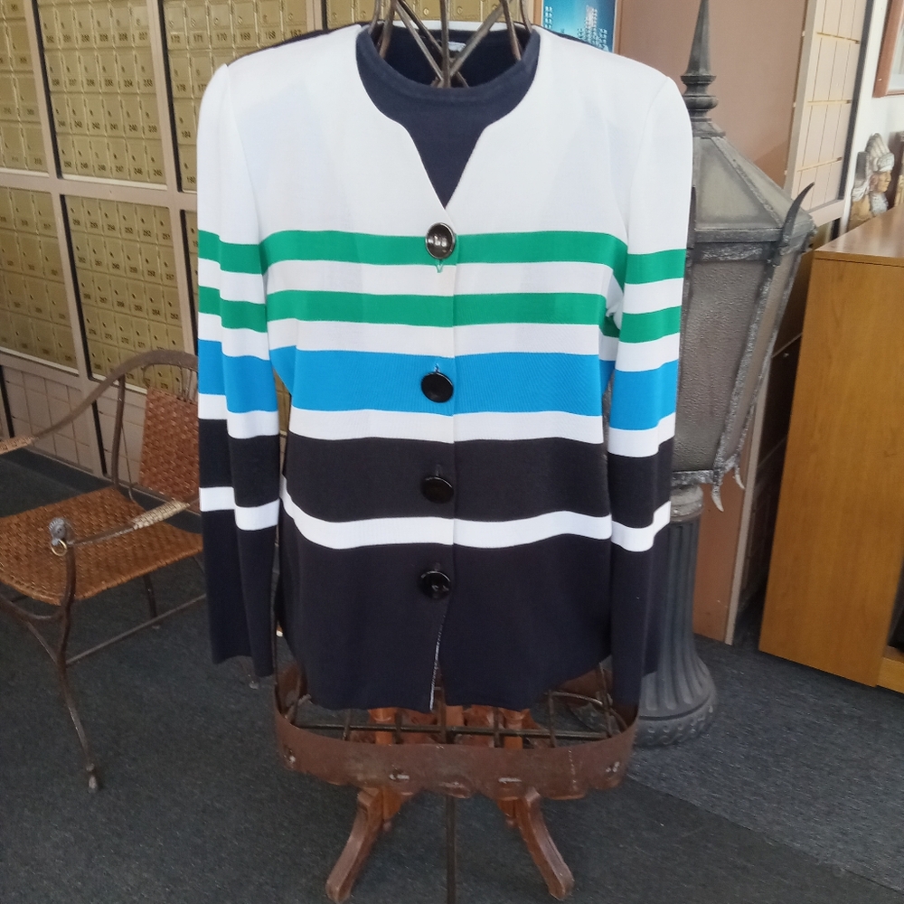 MISOOKS Striped Cardigan Sweater